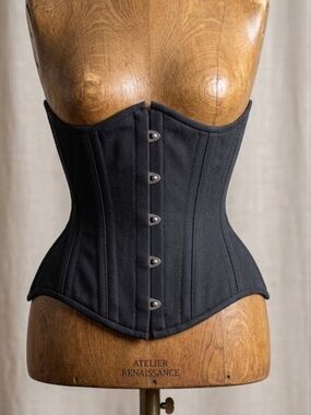 Alter Ego Clothing Size 22 Black Waist Trainer Corset Silhouette EUC